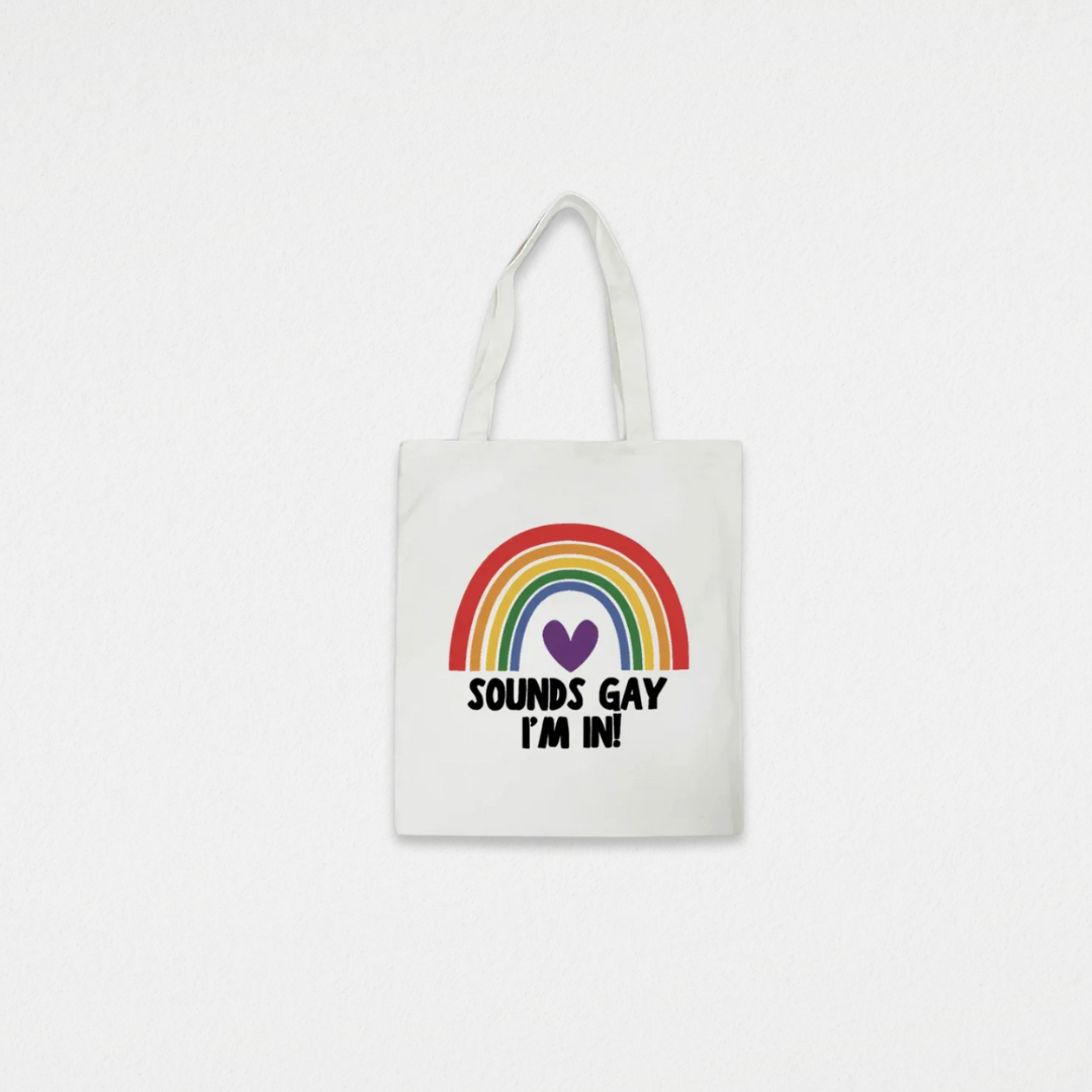 Tote bag arc en ciel
