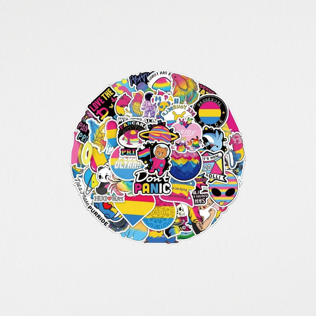 Stickers Pansexuels 10/30/60 PCS