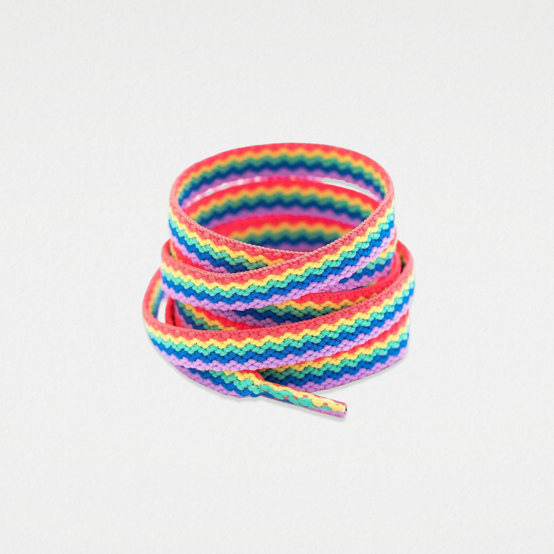 Lacets arc en ciel