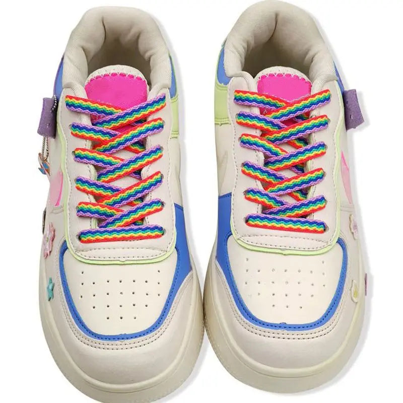 Lacets arc en ciel