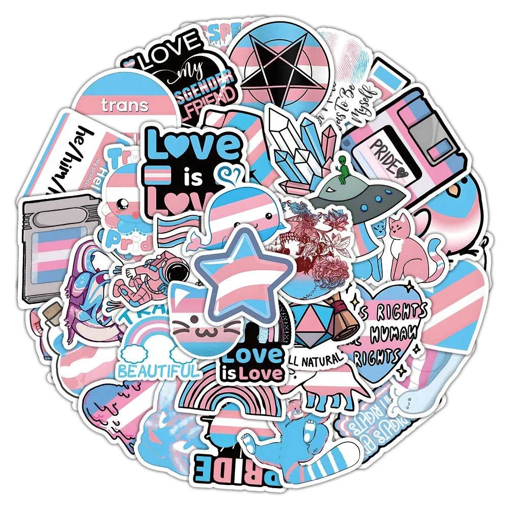 Stickers Transgenre 10/30/60 PCS - LGBT-Market