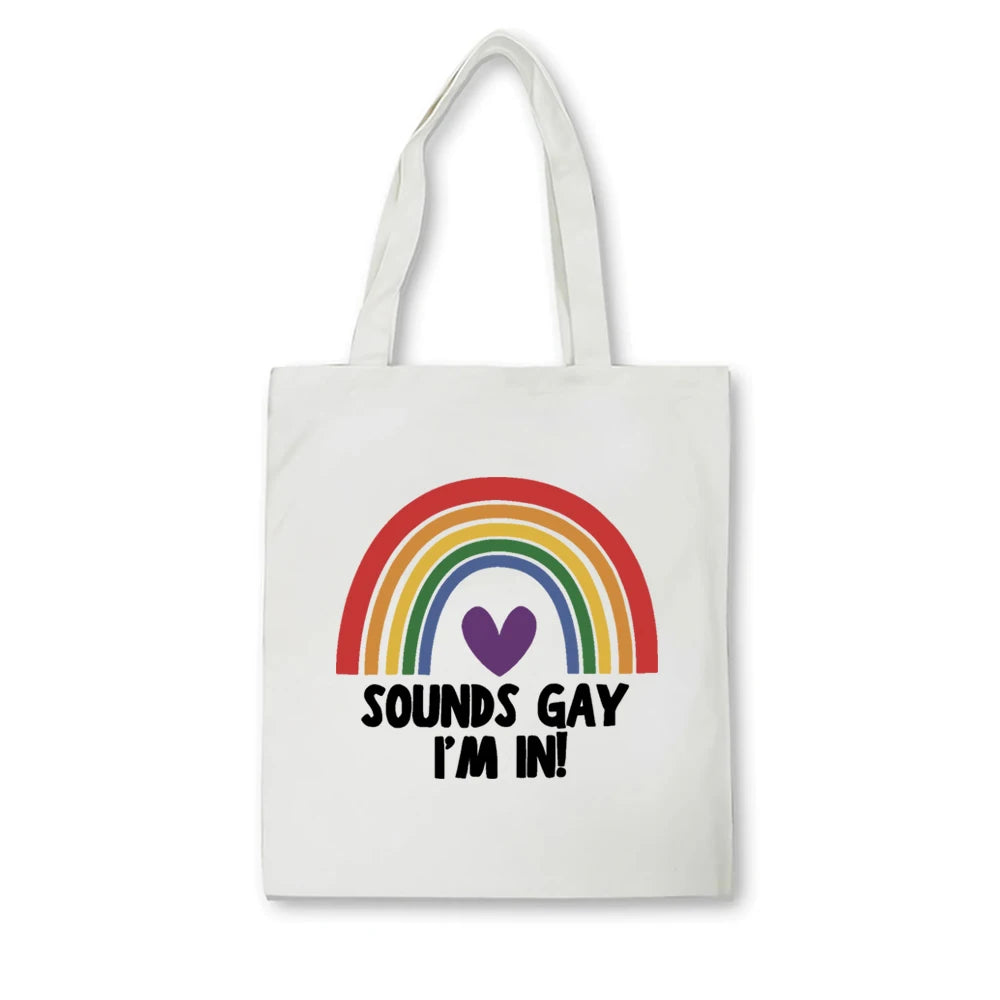 Tote bag arc en ciel