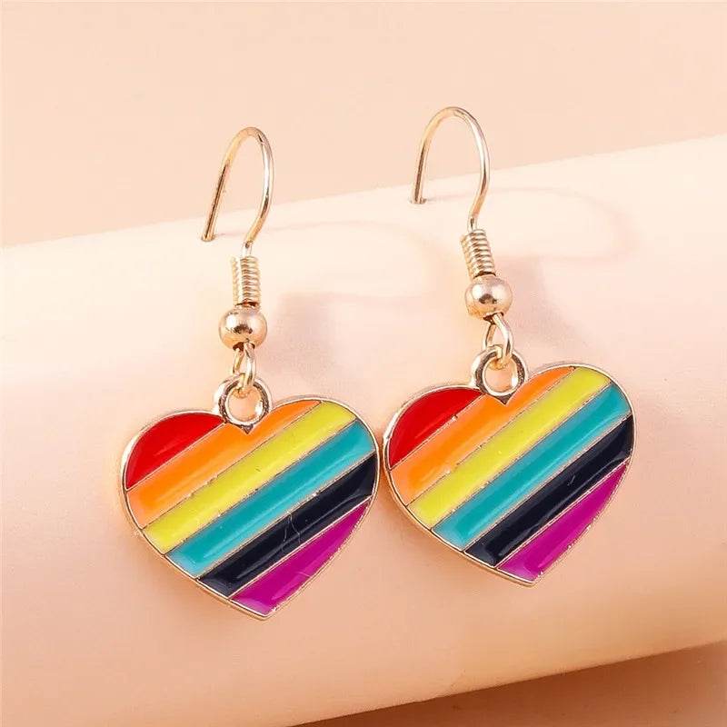 Boucles d'oreilles arc en ciel - LGBT-Market