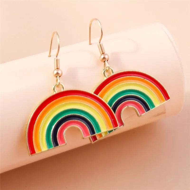 Boucles d'oreilles arc en ciel - LGBT-Market