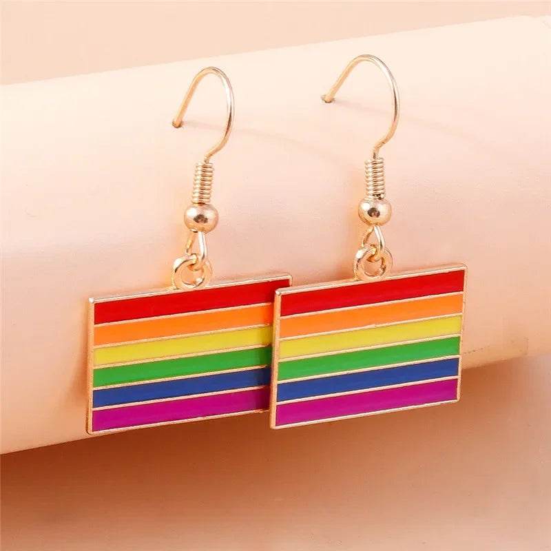 Boucles d'oreilles arc en ciel - LGBT-Market