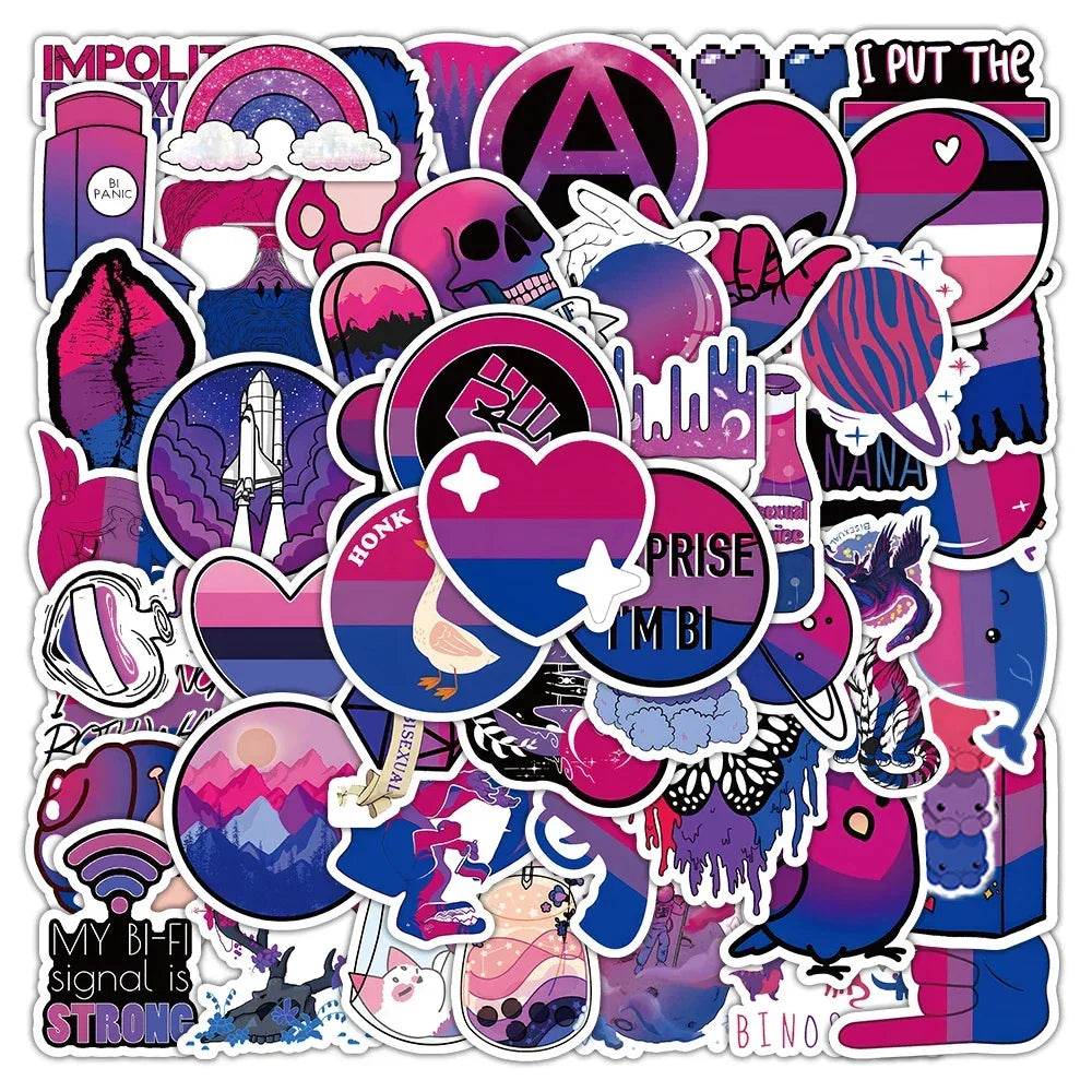 Stickers Bissexuels 10/30/60 PCS - LGBT-Market