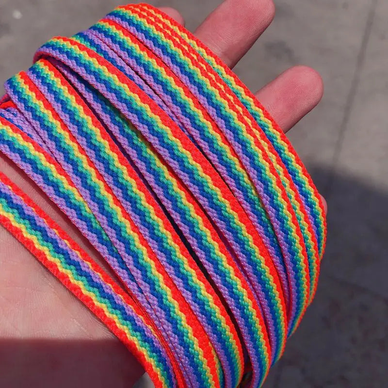 Lacets arc en ciel