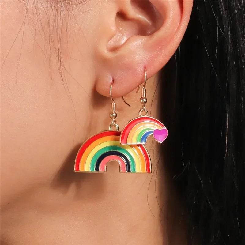 Boucles d'oreilles arc en ciel - LGBT-Market