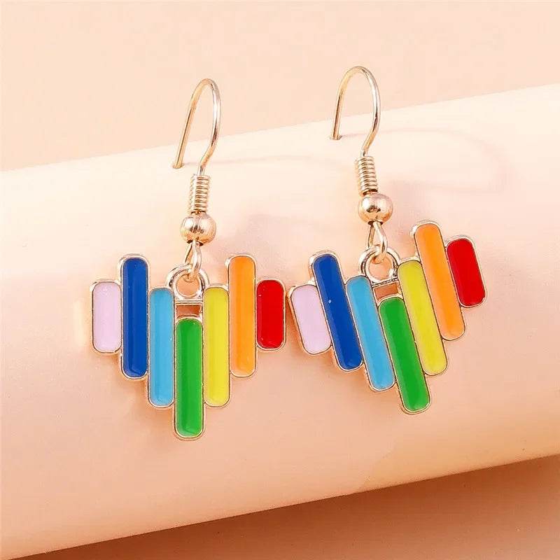 Boucles d'oreilles arc en ciel - LGBT-Market