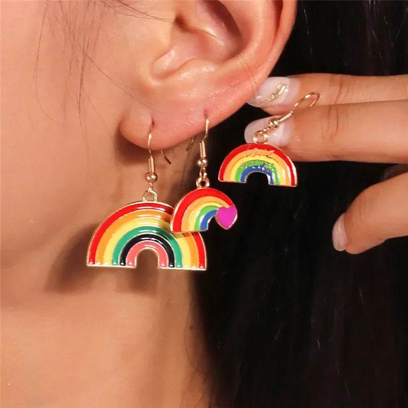 Boucles d'oreilles arc en ciel - LGBT-Market