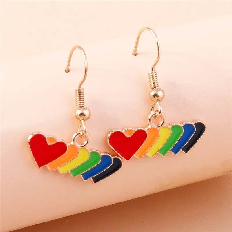 Boucles d'oreilles arc en ciel - LGBT-Market