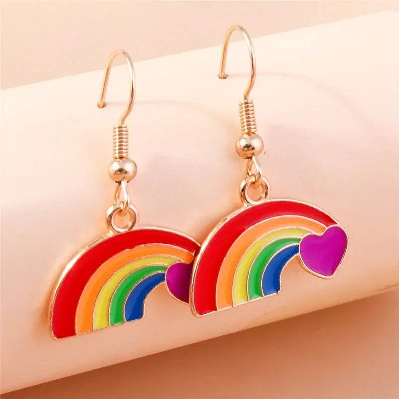 Boucles d'oreilles arc en ciel - LGBT-Market