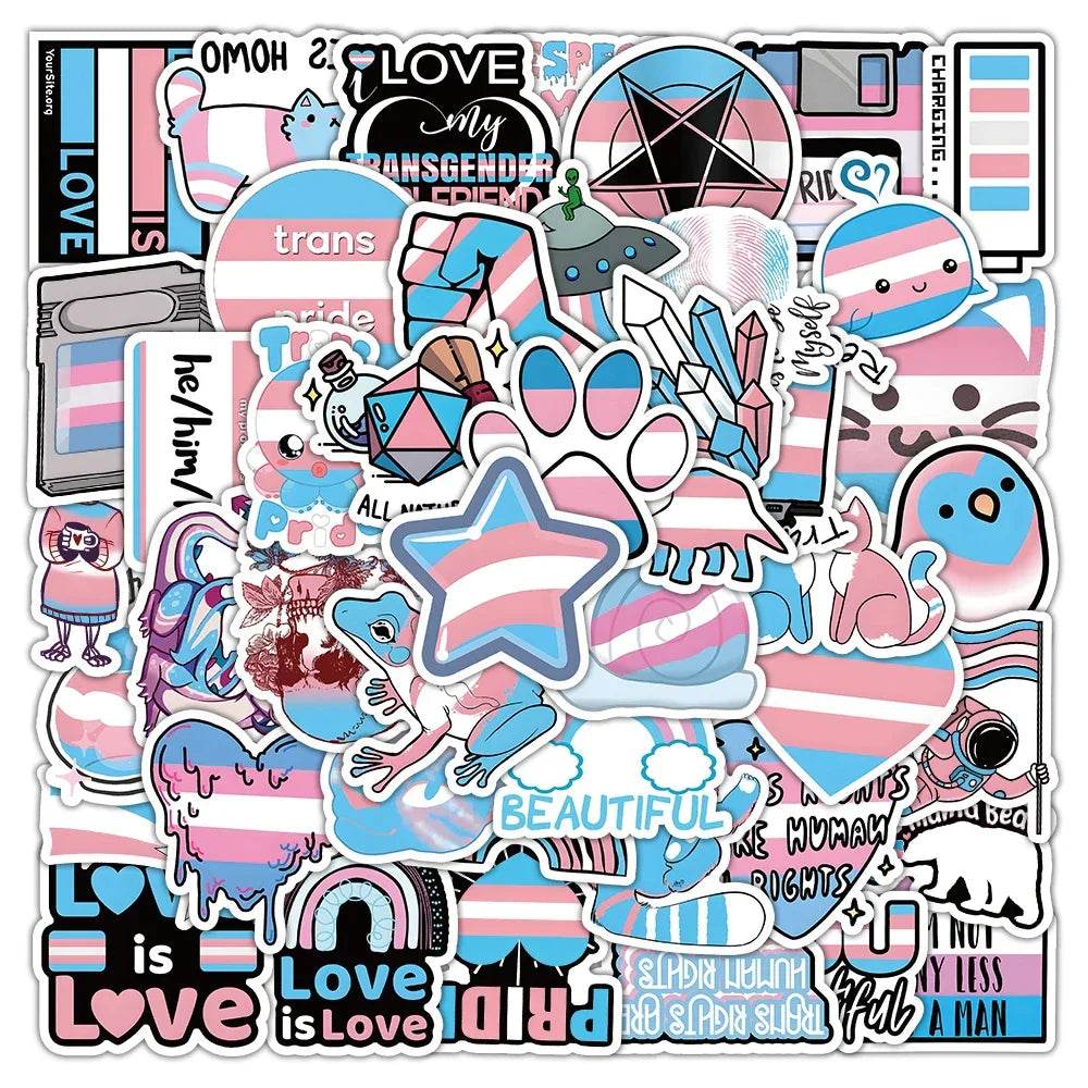 Stickers Transgenre 10/30/60 PCS - LGBT-Market