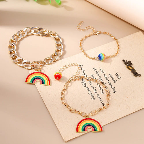 Bracelets arc en ciel premiums
