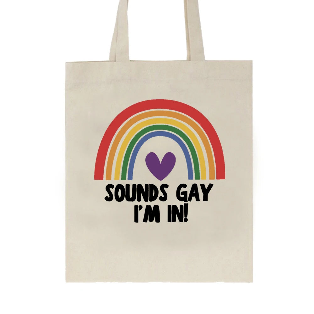 Tote bag arc en ciel