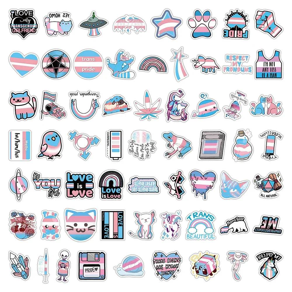 Stickers Transgenre 10/30/60 PCS - LGBT-Market