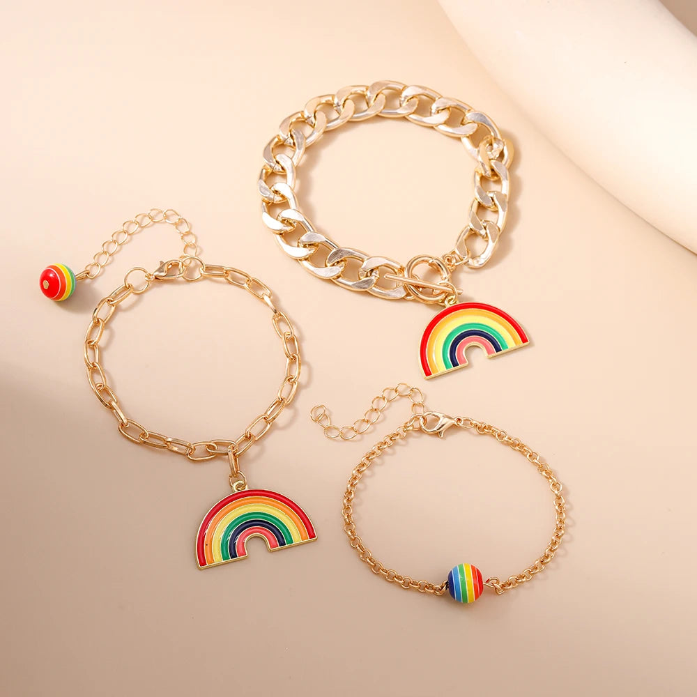 Bracelets arc en ciel premiums