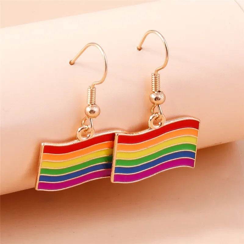 Boucles d'oreilles arc en ciel - LGBT-Market